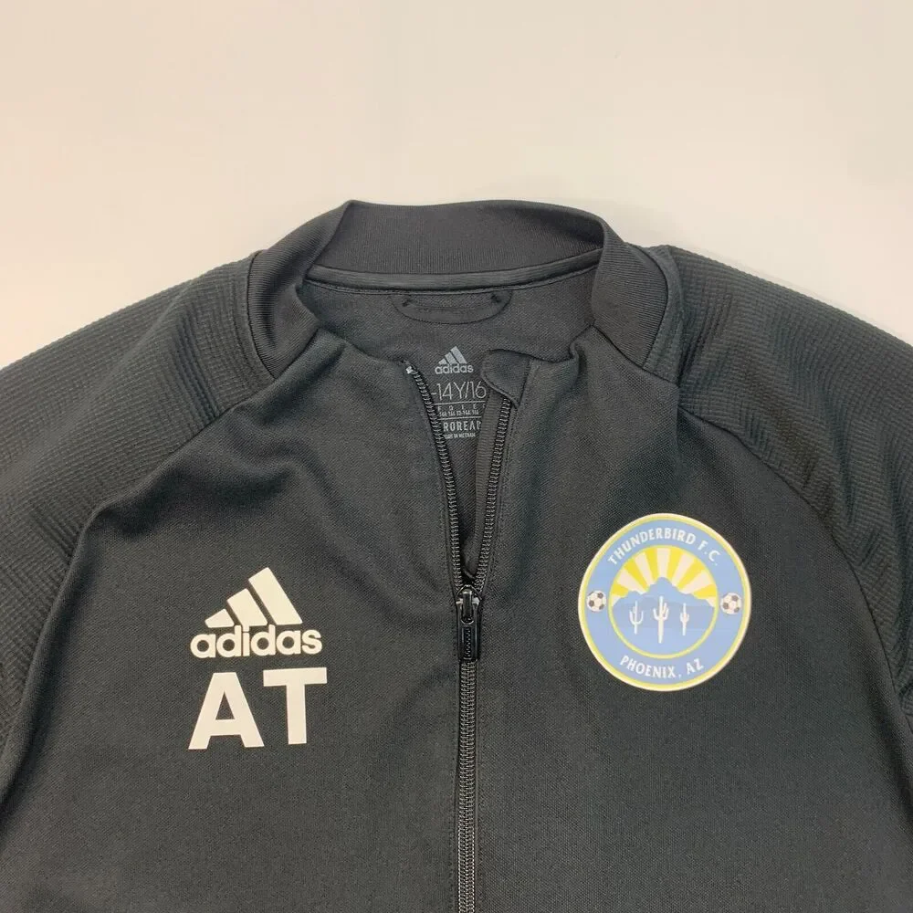 Adidas Jacket Boys L Large Aeroready Condivo 20 Phoenix Thunderbird FC Soccer